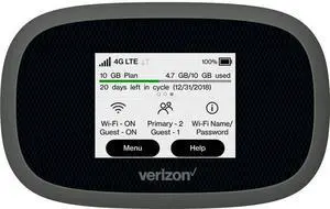 Verizon Jetpack 8800L 4G LTE Mobile Hotspot - Verizon Locked - Gray (Grade B+)