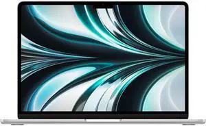 Apple MacBook Air 13.6-inch (2022) Apple M2 Chip: 8-Core CPU/8-Core GPU - 512GB SSD - 16GB RAM - Silver (Grade A)