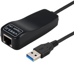 USB to Ethernet Adapter USB 3.0 to Gigabit Ethernet Network Converter for 10/100/1000 Gigabit Ethernet for Mac Windows pc laptop