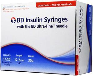 BD Becton Dickinson Ultra-Fine Nano Insulin Pen Needles 32G 4mm (5