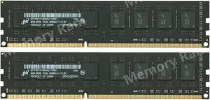 Micron 16GB(2X8GB)PC3L-12800U DDR3-1600MHZ 1.35V 240pin DIMM Desktop Memory RAM