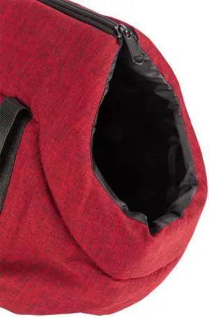 Medium Dog Cat Light Pet Carrier Handbag Comfort Travel Shoulder Bag Rose Red