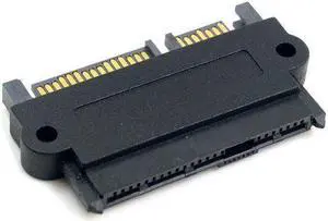 SFF-8482 SAS 22 Pin to 7 Pin + 15 Pin SATA Hard Disk Drive Raid Adapter