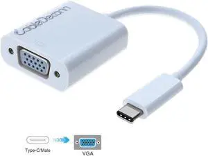 High Speed USB 3.1 type C to VGA HDTV Cable Adapter for PC Notebook high quality