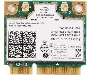Intel wireless-N 7260 7260HMW 300Mbps Wifi Wireless BT 4.0 Mini PCI-e Wlan Card