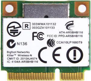 Atheros AR9832 AR5BHB116 300Mbps Wireless 802.11 a/b/g/n WiFi Mini PCI-E Wlan