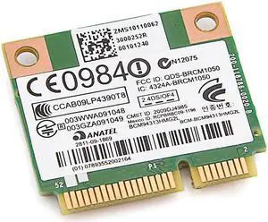 HP COMPAQ 593836-001 593732-001 BCM94313HMG2LP1 HALF MINI Wireless wifi PCI CARD