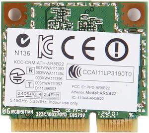 Atheros AR5B22 300Mbps Wifi Bluetooth Bt 4.0 Adapter Wireless MINI PCI-E Card