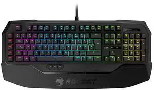 ROCCAT Ryos MK FX Mechanical Gaming Keyboard With Per-key RGB Illumination, Brown Cherry Switch - ROC-12-871-BN-AM