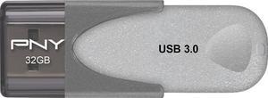 PNY - Elite Turbo Attache 4 32GB USB 3.0 Type A Flash Drive - Black