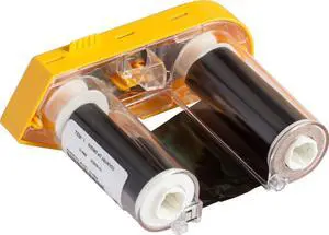 Brady M61-R6610 BMP61 Series Printer Ribbon R6600 Resin, 2" Width x 75' Length, Black