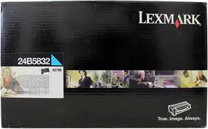 Lexmark Toner Cyan Pages: 18.000, 24B5832 (Pages: 18.000 Standard capacity)