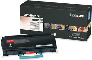 Lexmark High Yield Toner Cartridge, 9000 Yield (X264H21G)