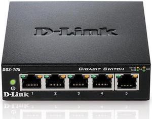 D-Link DGS-105 5-Port Gigabit Ethernet Switch