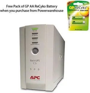 APC back-ups BK500 cs 500va 6-outlets standby USB