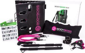 BodyBoss Portable Gym 2.0 - Pink - The World's 1st Home Gym You Can Take Anywhere!