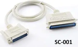 3ft Db25 Male to Cn50 Male Scsi 25-conductors Cable