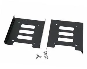 SSD Mounting Bracket, 2 Packs SSD Bracket 2.5" to 3.5" SSD HDD Metal Mounting Bracket Adapter Hard Drive Holde