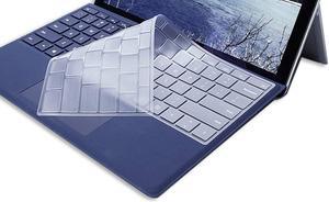 Ultra Thin Clear Transparent Keyboard Cover Skin Protector for Microsoft Surface Pro 4 and 2017 Newest Version Surface Pro (Not Fit Surface Laptop 2017 Version or Surface Book)