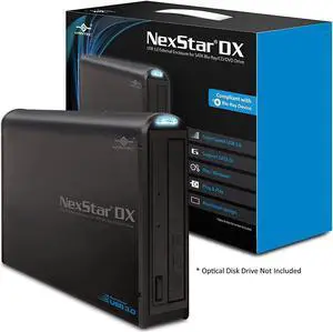 Vantec NST-536S3-BK NexStar DX USB 3.0 External Enclosure for SATA Blu-Ray/CD/DVD Drive All Black Vantec NST-536S3-BK NexStar DX USB 3.0 External Enclosure for SATA Blu-Ray/CD/DVD Drive All Black