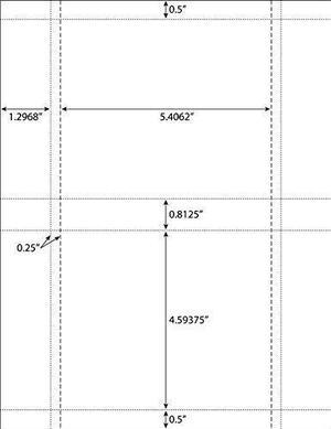 Back Tray Card Jewel Case Inserts Matte Finish 200-Pak (100 sheets)