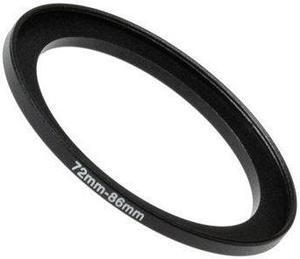 Fotodiox Metal Step Up Ring Filter Adapter, Anodized Black Aluminum 72mm-86mm, 72-86 mm