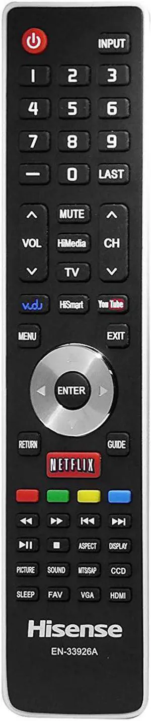 HISENSE EN-33926A 32K20DW 40K366WN 50K610GWN TV REMOTE CONTROL 20499 HISENSE EN-33926A 32K20DW 40K366WN 50K610GWN TV REMOTE CONTROL 20499