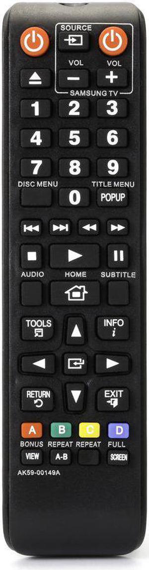 New AK5900149A Replaced BluRay Disc Player Remote Control fit for SAMSUNG BDF5100ZA BDES5300 BDFM51 BDFM57C BDH5100 BDH5900 BDHM51 BDHM59 BDJ5100 BDJ5700 BDJ5900 BDJM51 BDJM57 BDJM57C