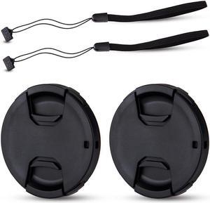 (2-Pack) JJC 58mm Front Lens Cap Cover for Canon EOS Rebel T7i T6s T6i T5i T4i T3i T6 T5 SL1 SL2 with 18-55mm Kit Lens,Fujifilm XF 18-55mm/XC 16-50mm,Panasonic Lumix G Vario 12-60mm/14-140mm and More