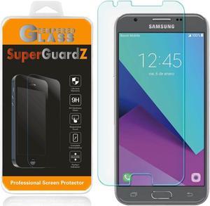 [3-Pack] Samsung Galaxy J3 Luna Pro Screen Protector Tempered Glass, SuperGuardZ, 9H, 0.3mm, Anti-Scratch, Anti-Bubble, Anti-Fingerprint [Lifetime Replacement]