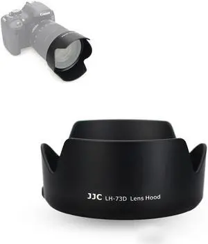 JJC Bayonet Dedicated Lens Hood for Canon EF-S 18-135mm f/3.5-5.6 IS USM Lens on Canon EOS 80D 77D 60D, Replaces Canon EW-73D OEM Lens Hood JJC Bayonet Dedicated Lens Hood for Canon EF-S 18-135mm f/3.5-5.6 IS USM Lens on Canon EOS 80D 77D 60D, Replaces Canon EW-73D OEM Lens Hood