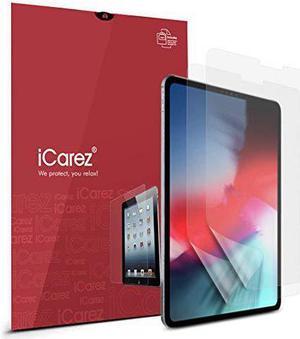iCarez (Updated Version) [Anti-Glare] Matte Screen Protector for Apple 11-inch iPad Pro 11 2018 [2-Pack] Premium PET Film (Not Glass) Easy to Install (Compatible with Face ID and Apple Pencil)