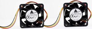 Delta Electronics FFB0412SHN-F00 40x40x28mm Cooling Fan, 24 CFM, 51.5 dBA, 13000 RPM, 0.60A, 3-pin TAC connector, A SET OF 2PCS