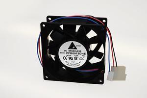 Delta Electronics PFB0912DHE-F00 92x92x38mm Cooling Fan, 175.03 CFM, 8000 RPM, 66.5 dBA, 3.72A (Max), 46.21 air pre., 4+3-pin power & TAC connector