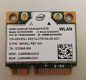 Generic Brand for GENUINE DELL XPS 14 L421X / XPS ONE 2710 WLAN WIFI CARD 5K9GJ 05K9GJ