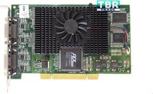 Matrox G45X4QUAD-B G450 Video Graphics Card X4 PCI 2x LFH60 4xDVI Digital