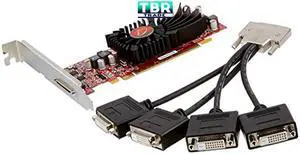 Visiontek Radeon HD 5570 1GB DDR3 4M VHDCI DVI (4 x DVI-D), Video Graphics Card with Long Profile Bracket