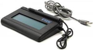 Topaz SignatureGem LCD 1x5 T-LBK462 Series Virtual Serial via USB BackLit T-LBK462-BSB-R Signature Capture Pad
