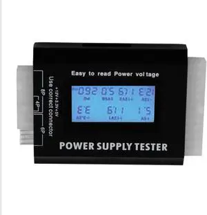 power supply tester lcd display screen computer case power supply diagnostic tes