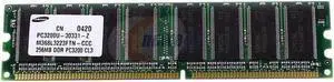 SAMSUNG Original 256MB 184-Pin DDR SDRAM System Memory