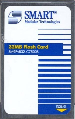 SM9FA832-C7500S Smart PCMCIA 32MB LINEAR FLASH MEMORY CARD