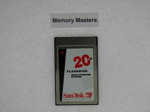 SDP3B 20MB Approved SanDisk PCMCIA ATA Flash Card