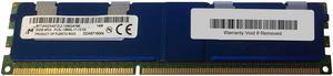 MT72KSZS4G72LZ-1G6E  Micron 32GB PC3-12800 DDR3-1600MHz ECC Registered CL11 240-Pin Load Reduced DIMM 1.35V Quad Rank Memory Module