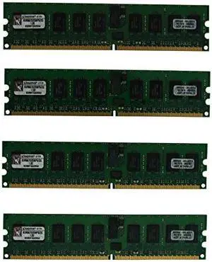 Kingston KVR667D2D8P5/2G 4x2GB PC2-5300 DDR2-667mhz 240-Pin ECC Memory Server Pack of 4