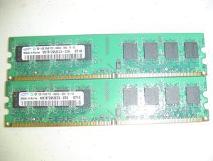 Samsung M378T2953EZ3-CE6 1GB DDR2 SDRAM Memory Module