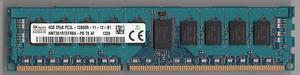 HYNIX DDR3L 1600MHzCL11 4GB RegECC 2Rx8 1.35V (PC3 12800) Internal Memory HMT351R7EFR8A-PBT8