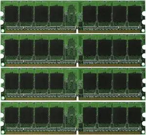 4GB (4x1GB) Desktop Memory PC2-5300 DDR2-667 for Dell Vostro 200 Slim Tower