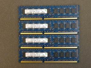16GB(4 X 4GB) PC3-10600 1333MHz Micorn MEMORY MT18JSF51272AZ-1G4D1ZF COMP TO Dell SNPT192HC/4G T110 T110II R210 T310
