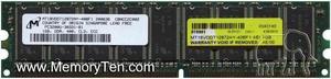 1GB PC3200 DDR400 2Rx8 Dual Rank Unbuffered ECC 184-pin UDIMM (p/n AEI) by Gigaram