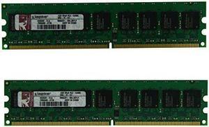 Kingston 2GB (2x1GB) KD6502-ELG 2Rx8 PC2-5300 (DDR2-667) 667MHz ECC 240 Pin 1.8V Desktop Memory (Pack of 2)